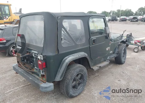 1999 Jeep Wrangler Se из США, поврежденный, VIN 1J4FY29P7XP479351